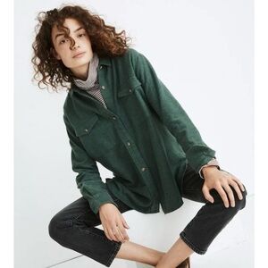 Madewell Oversized Cotton Shacket Large